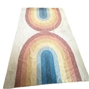 Ruggable Rug 6x9 Absida Rainbow Flatwoven Rug
